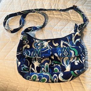 Vera Bradley blue paisley purse